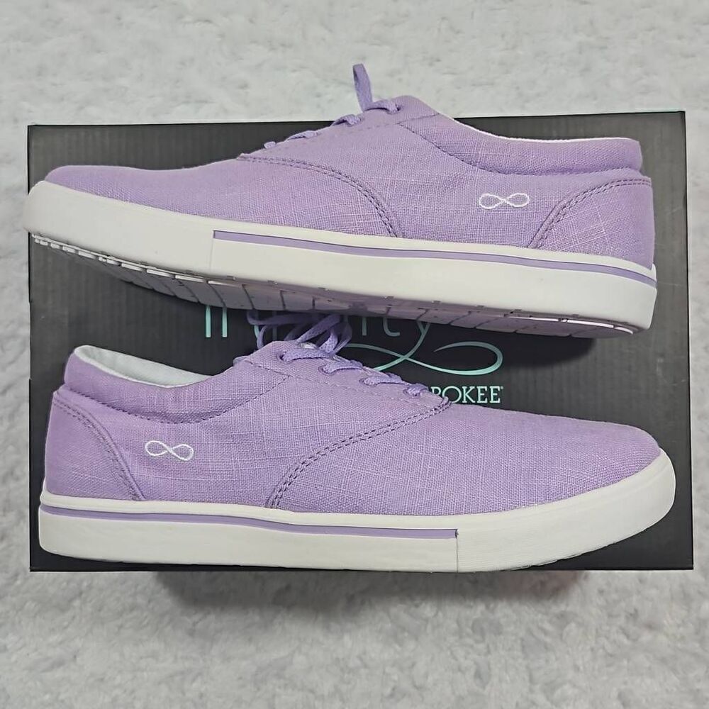 Cherokee Infinity Footwear Echo Womens Size 8 Nurse Shoe Comfort Lilac Purple